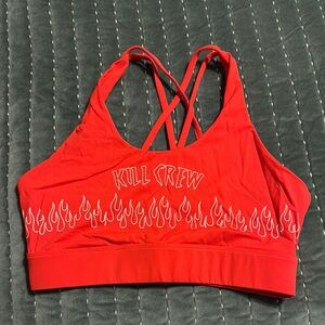 Kill Crew Red Seamless Sports Bra